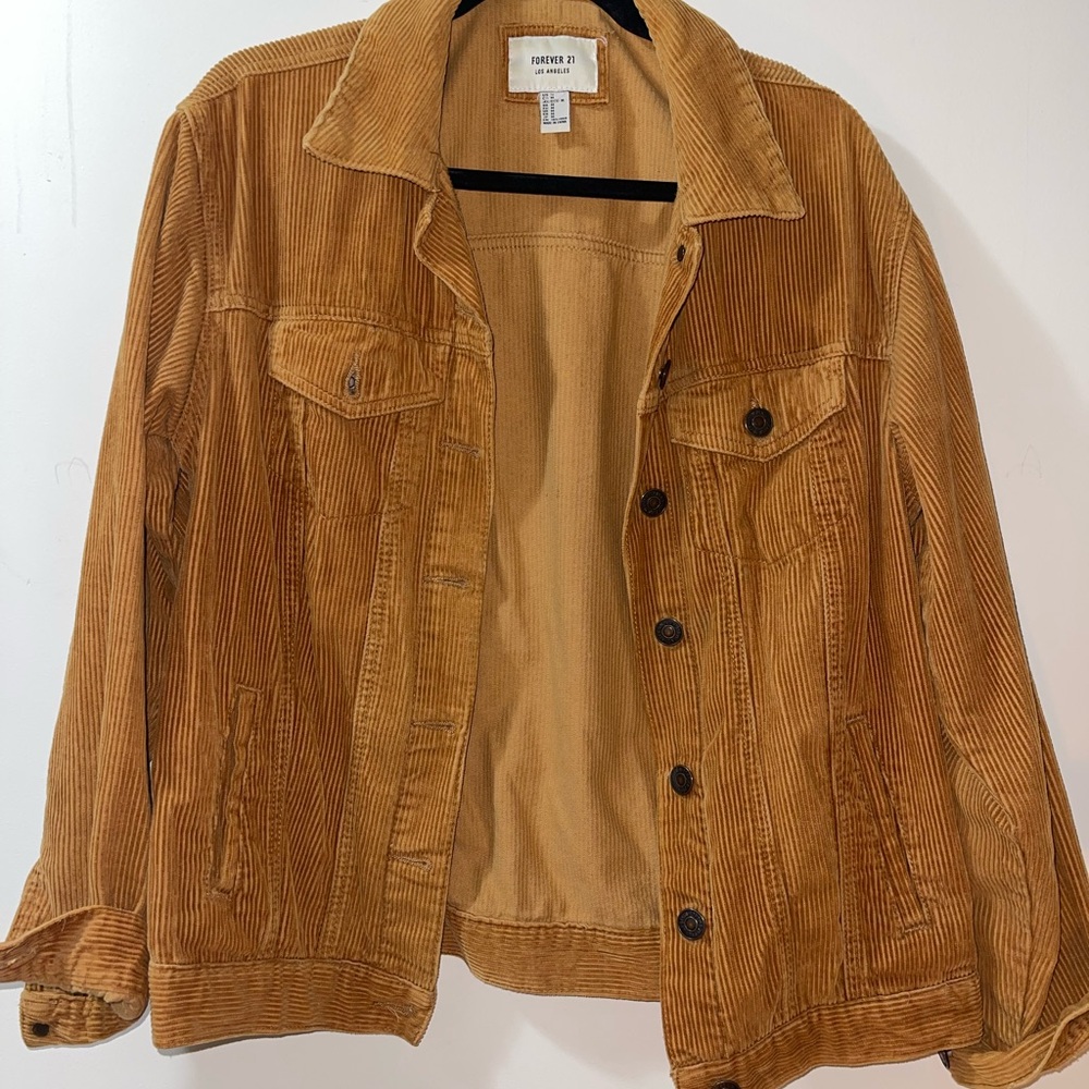 Forever 21 Tan Corduroy Jacket